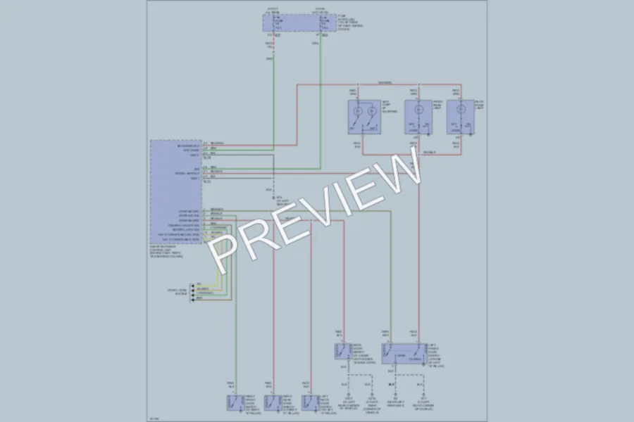 2004 Nissan Xterra Interior Lights wiring diagram preview