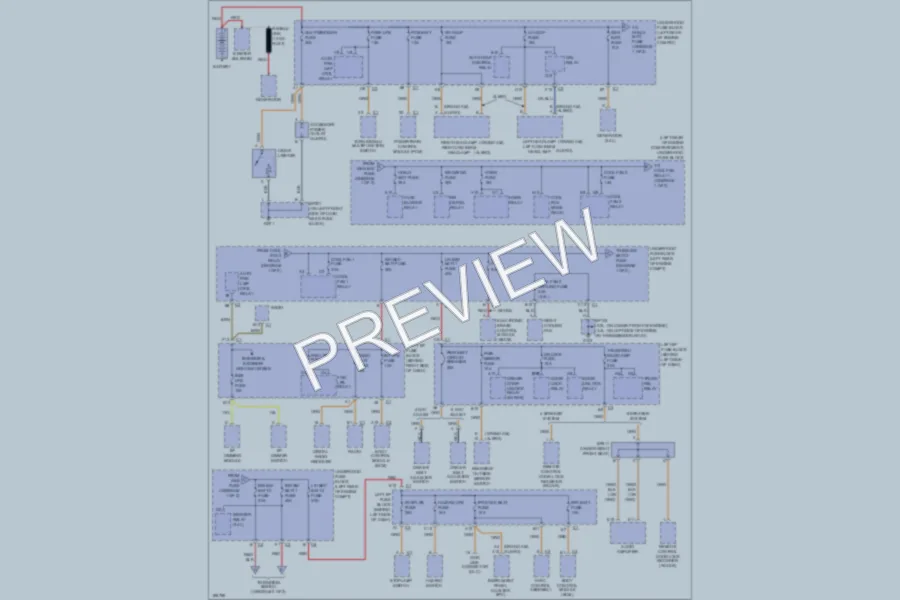 2004 Oldsmobile Alero Power Distribution wiring diagram preview