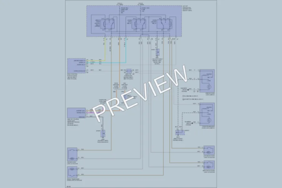 2004 Oldsmobile Alero Power Door Locks wiring diagram preview