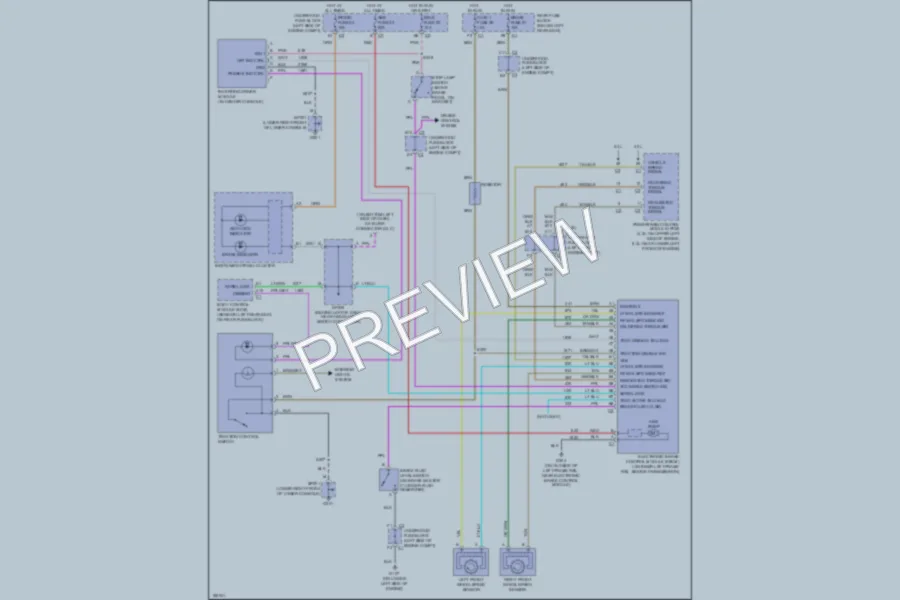 2004 Oldsmobile Bravada Anti Lock Brakes wiring diagram preview
