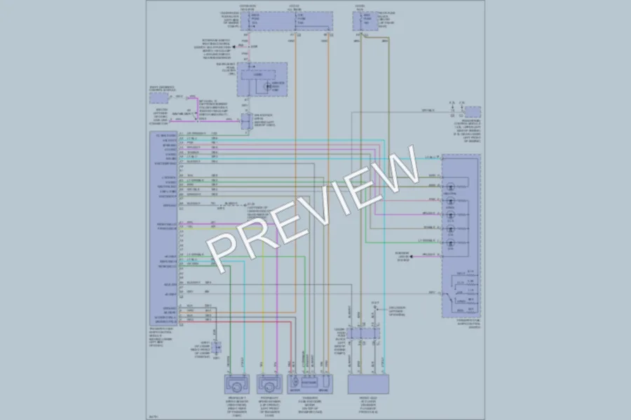 2004 Oldsmobile Bravada Transmission wiring diagram preview