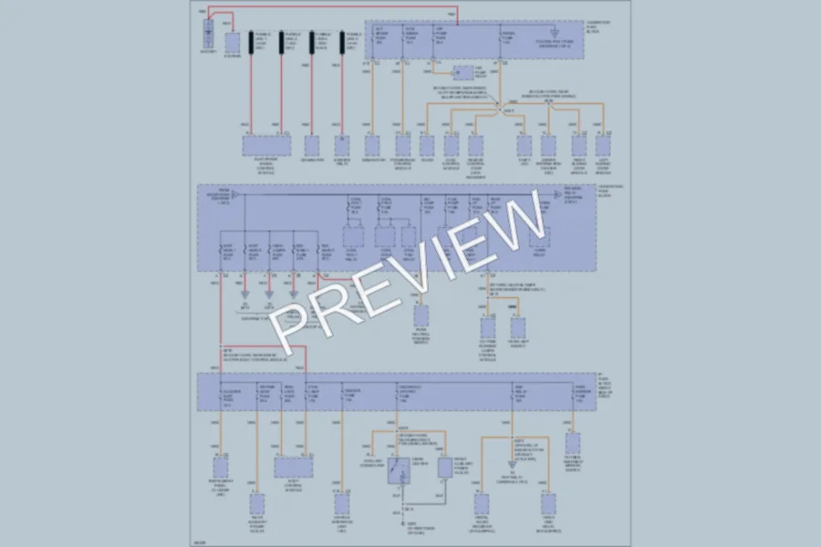 2004 Oldsmobile Silhouette Power Distribution wiring diagram preview