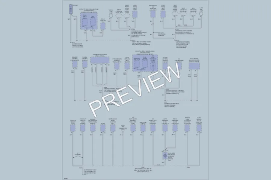 2004 Pontiac Aztek Ground Distribution wiring diagram preview