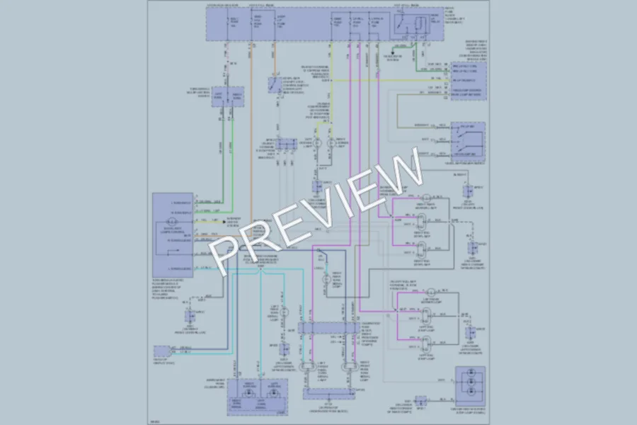 2004 Pontiac Bonneville Exterior Lights wiring diagram preview