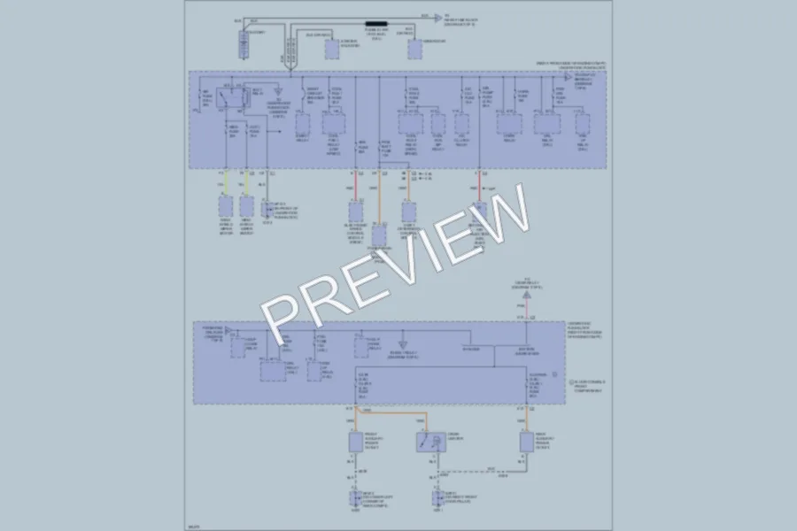 2004 Pontiac Bonneville Power Distribution wiring diagram preview