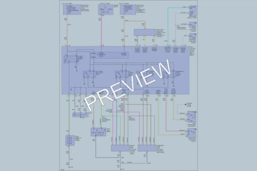2004 Pontiac GTO Anti Theft wiring diagram preview