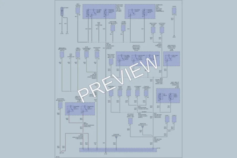 2004 Pontiac GTO Ground Distribution wiring diagram preview