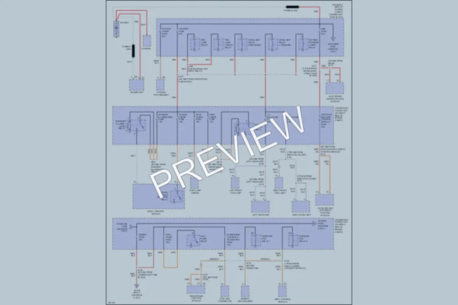 2004 Pontiac GTO Power Distribution wiring diagram preview
