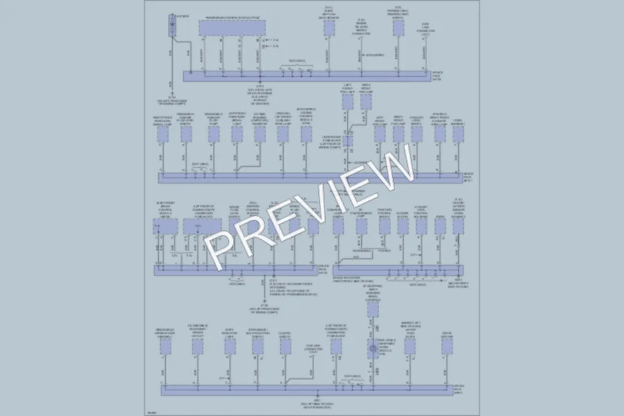 2004 Pontiac GrandAm Ground Distribution wiring diagram preview