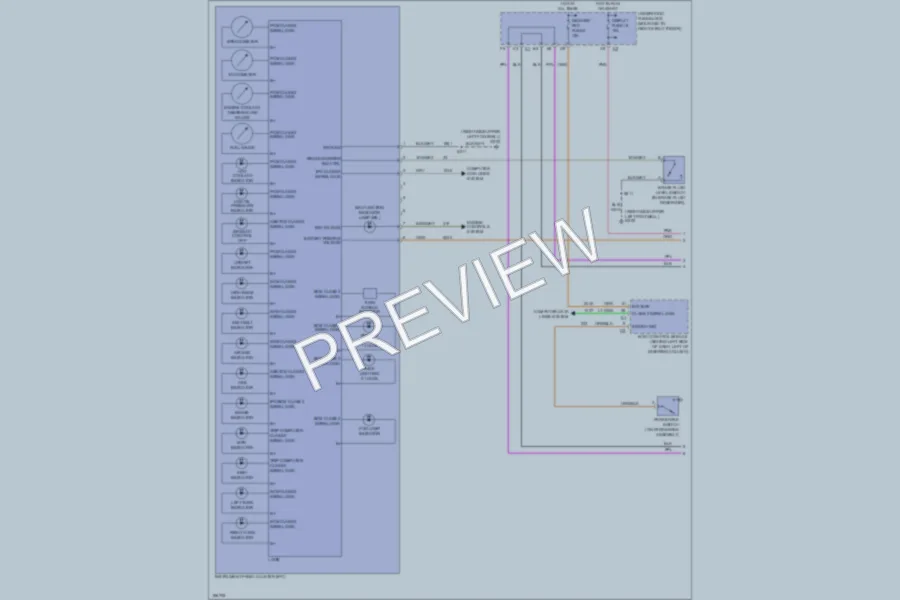 2004 Pontiac GrandPrix Instrument Cluster wiring diagram preview