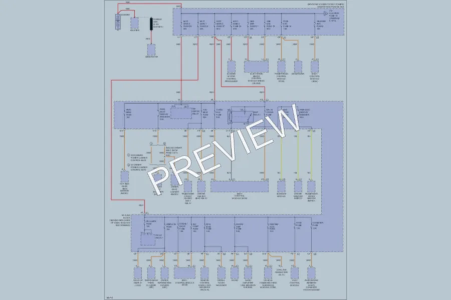 2004 Pontiac GrandPrix Power Distribution wiring diagram preview
