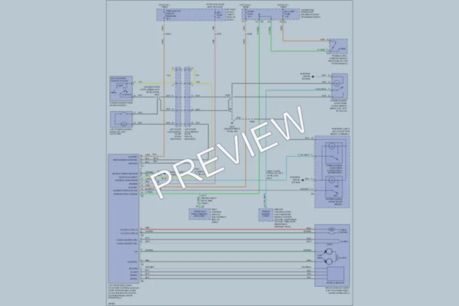 2004 Pontiac Montana Trunk Tailgate Fuel Door wiring diagram preview