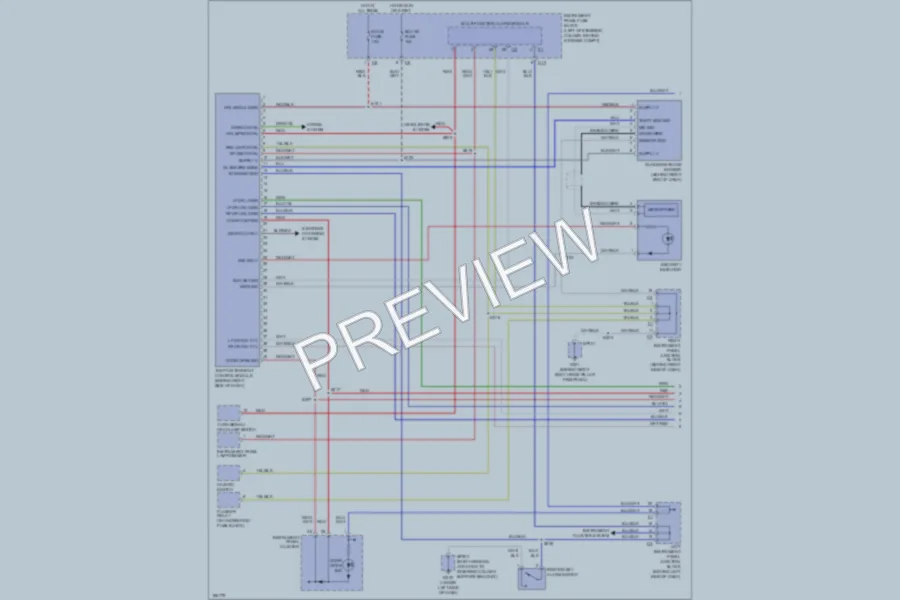 2004 Pontiac Vibe Anti Theft wiring diagram preview