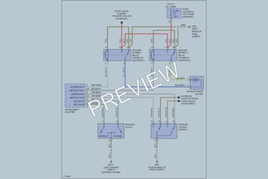 2004 Porsche 911 Active Bodyworks wiring diagram preview