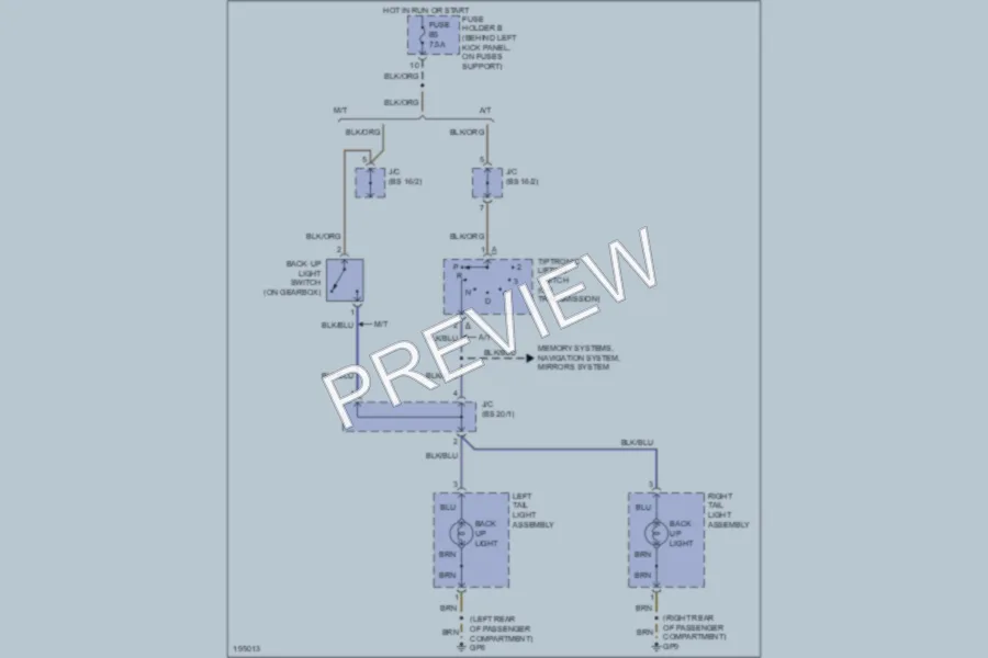 2004 Porsche 911 Exterior Lights wiring diagram preview
