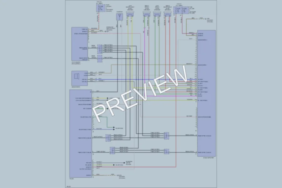 2004 Porsche Boxster Radio wiring diagram preview