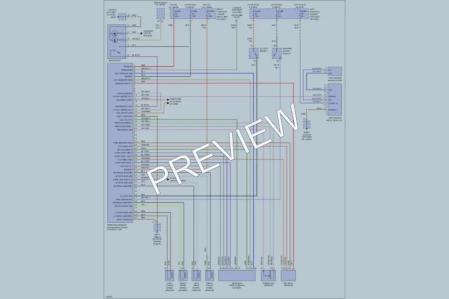 2004 Porsche Cayenne Anti Lock Brakes wiring diagram preview