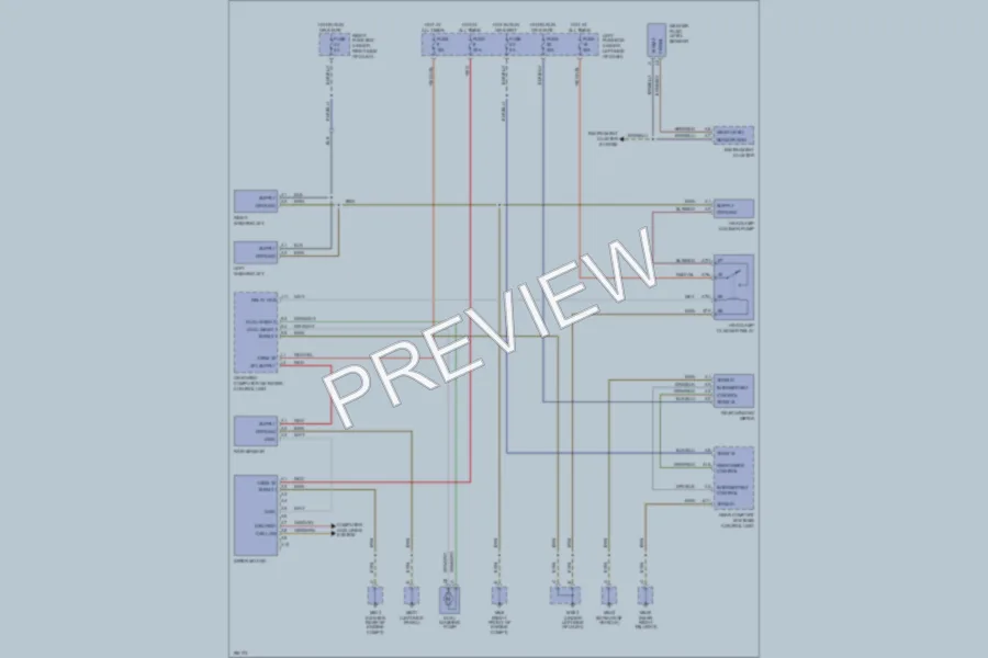 2004 Porsche Cayenne Wiper Washer wiring diagram preview