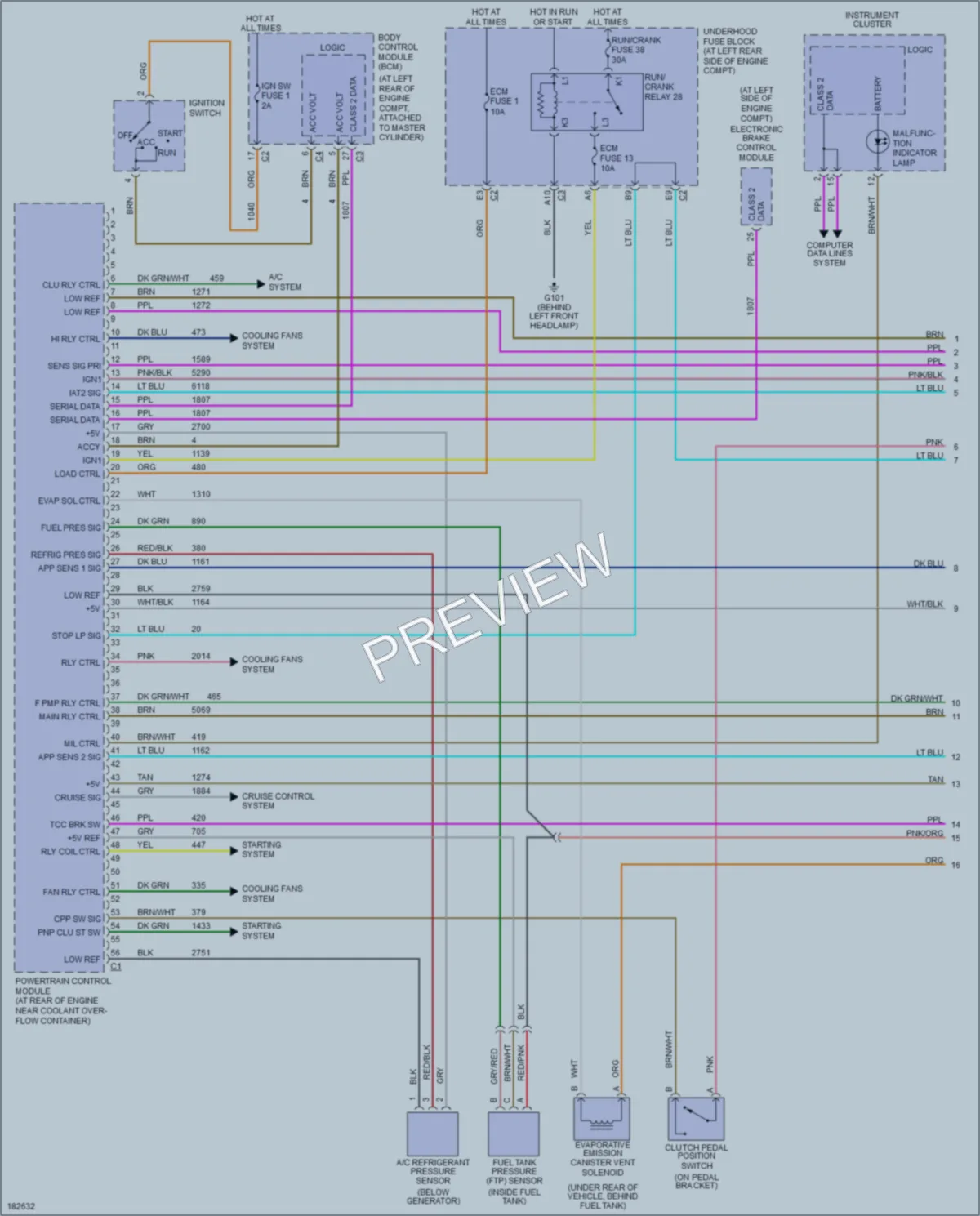 2004 Saturn IONRedLine Engine Performance wiring diagram preview