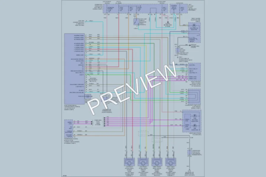 2004 Saturn L3001 Anti Lock Brakes wiring diagram preview
