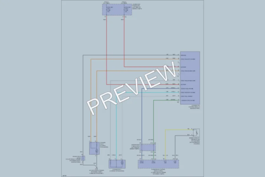 2004 Saturn L3001 Cooling Fan wiring diagram preview