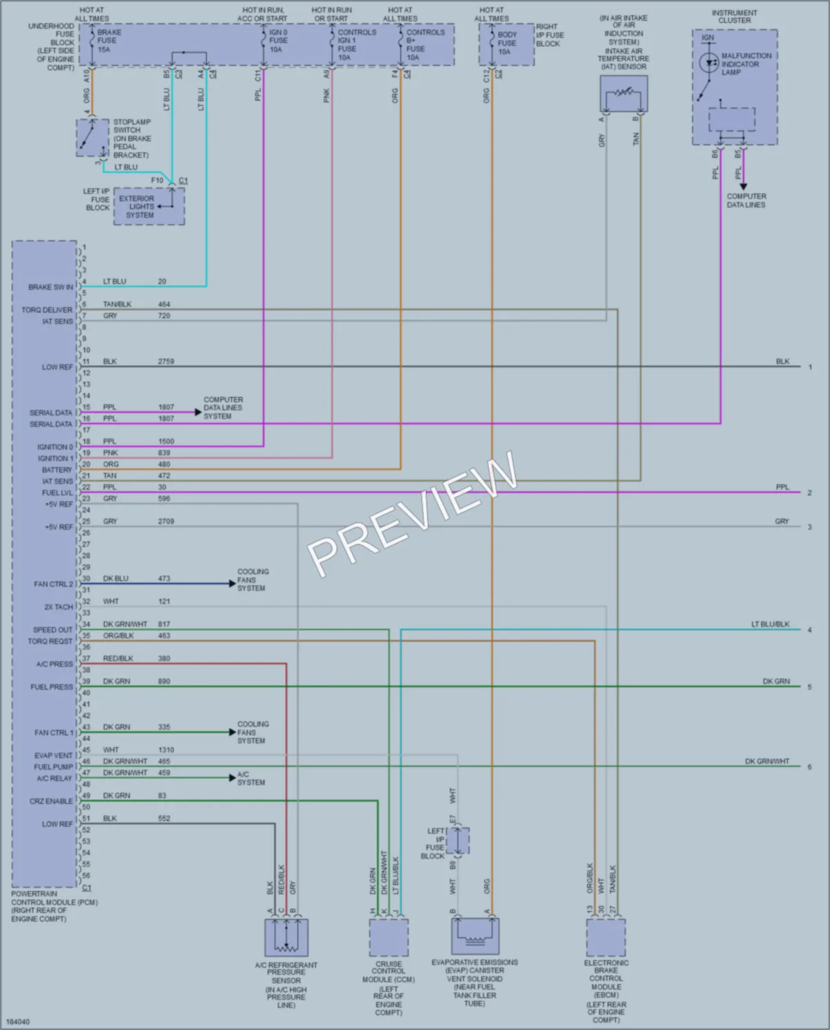 2004 Saturn L3002 Engine Performance wiring diagram preview