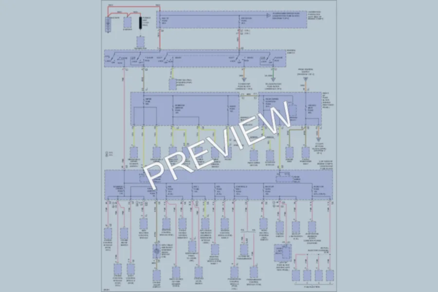 2004 Saturn L3002 Power Distribution wiring diagram preview