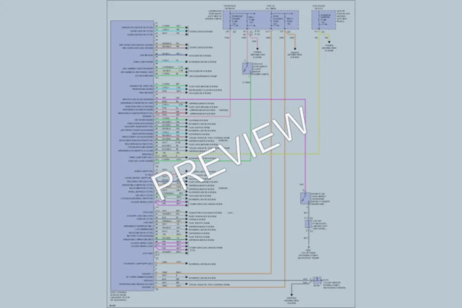 2004 Saturn L3003 Body Control Modules wiring diagram preview