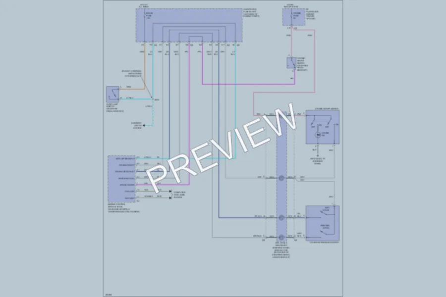 2004 Saturn VUE Cruise Control wiring diagram preview