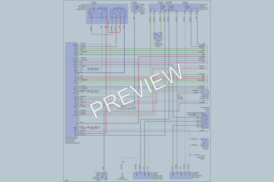 2004 Scion xB Anti Lock Brakes wiring diagram preview