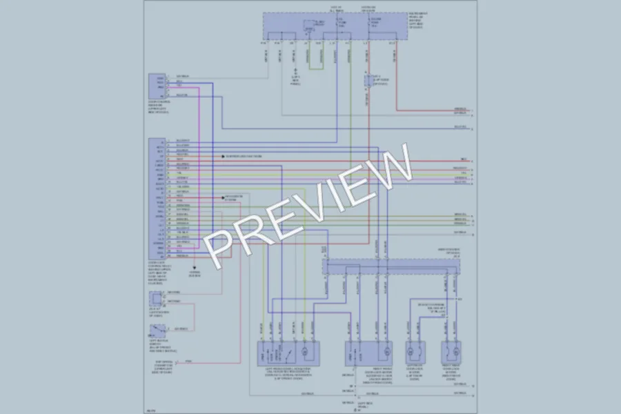 2004 Scion xB Power Door Locks wiring diagram preview