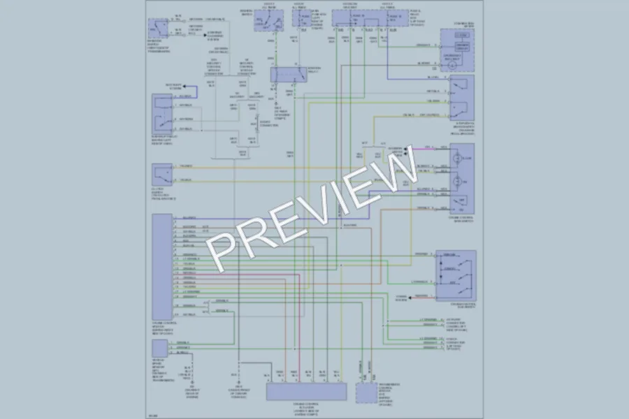 2004 Subaru Baja Cruise Control wiring diagram preview