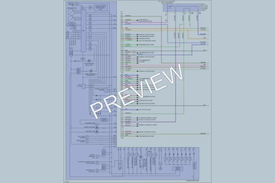2004 Subaru Baja Instrument Cluster wiring diagram preview