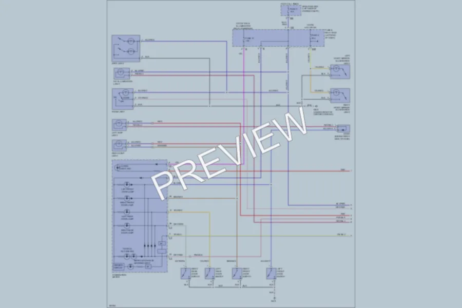2004 Subaru Baja Interior Lights wiring diagram preview