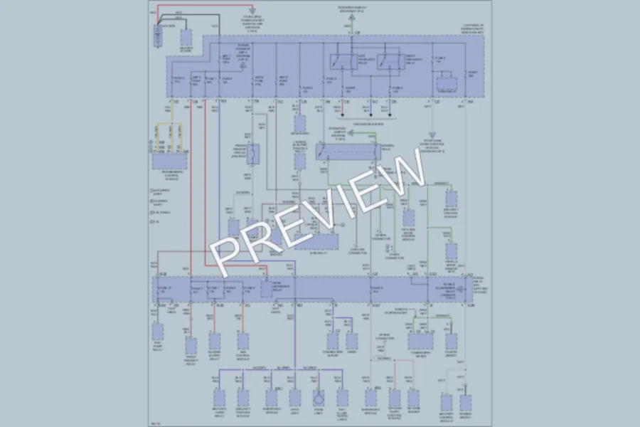 2004 Subaru Baja Power Distribution wiring diagram preview