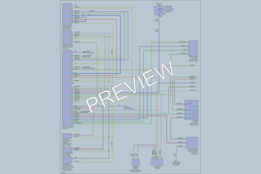 2004 Subaru Forester Air Conditioning wiring diagram preview