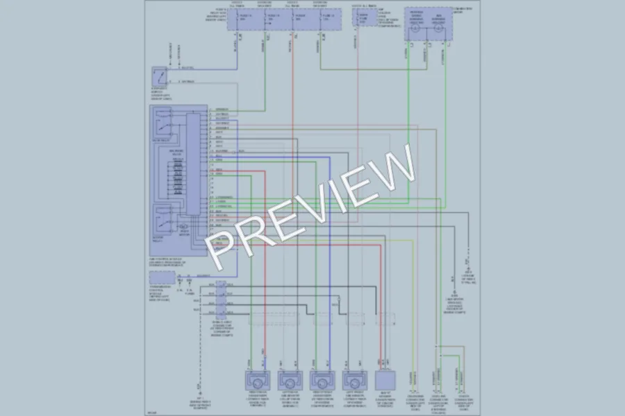 2004 Subaru Forester Anti Lock Brakes wiring diagram preview