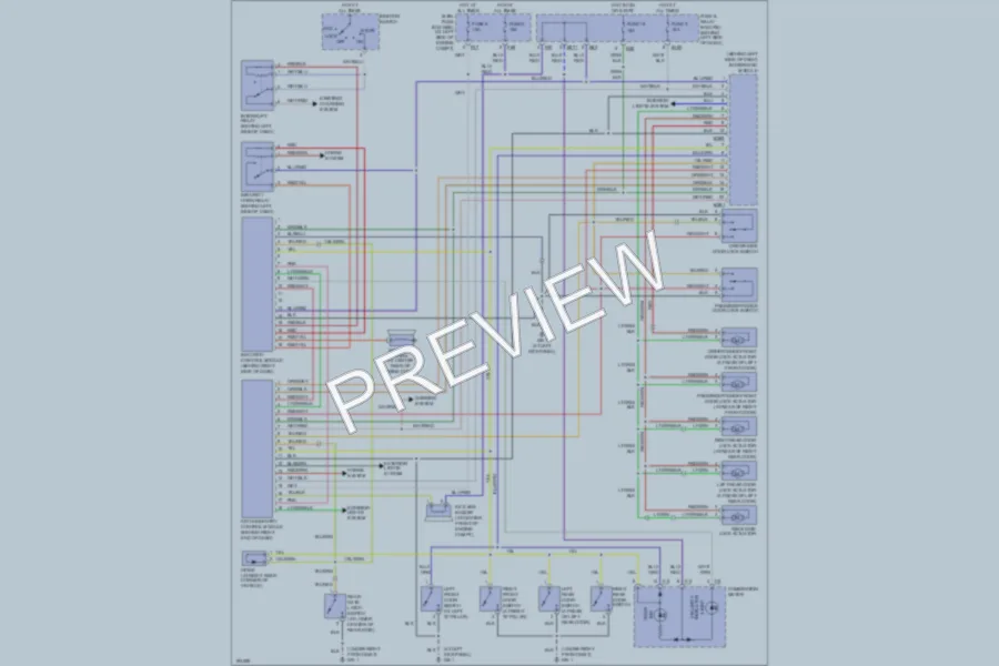 2004 Subaru Forester Anti Theft wiring diagram preview