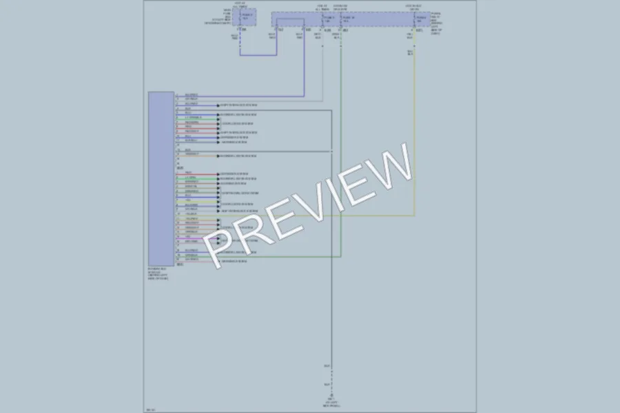 2004 Subaru Forester Body Control Modules wiring diagram preview