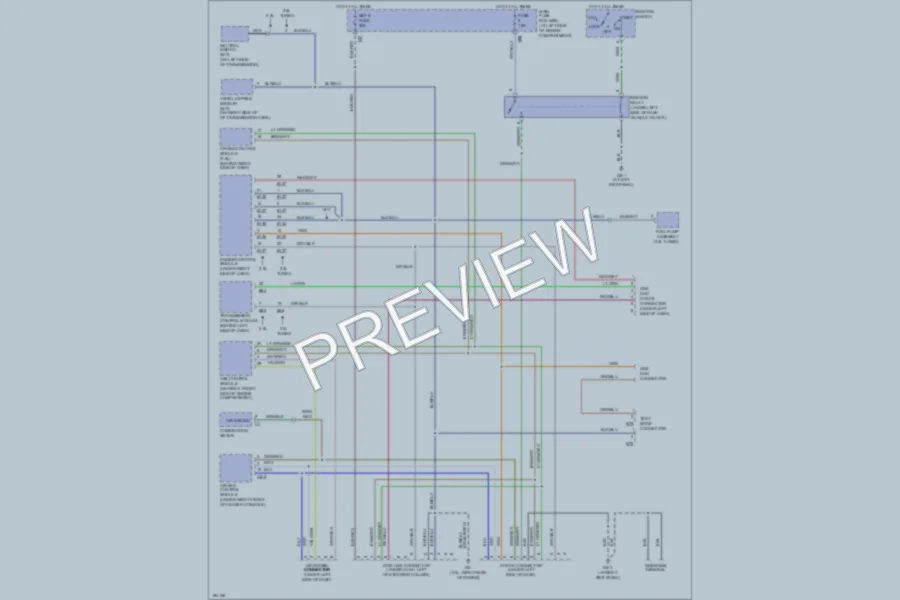 2004 Subaru Forester Computer Data Lines wiring diagram preview