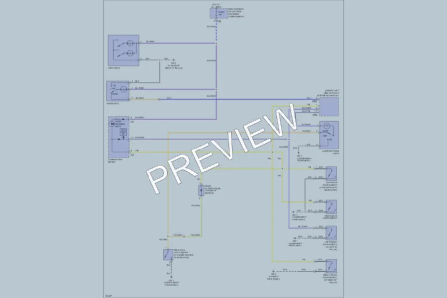 2004 Subaru Forester Interior Lights wiring diagram preview