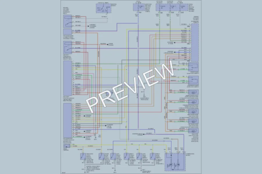 2004 Subaru Impreza Anti Theft wiring diagram preview