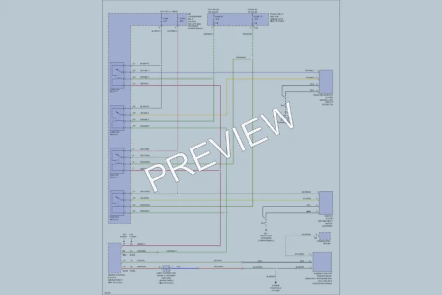2004 Subaru Impreza Cooling Fan wiring diagram preview