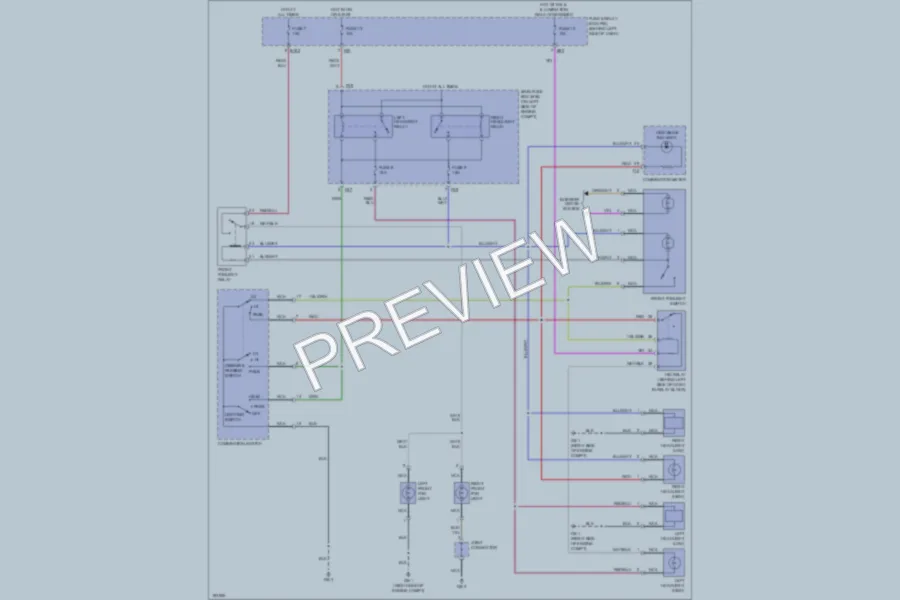2004 Subaru Impreza Headlights wiring diagram preview