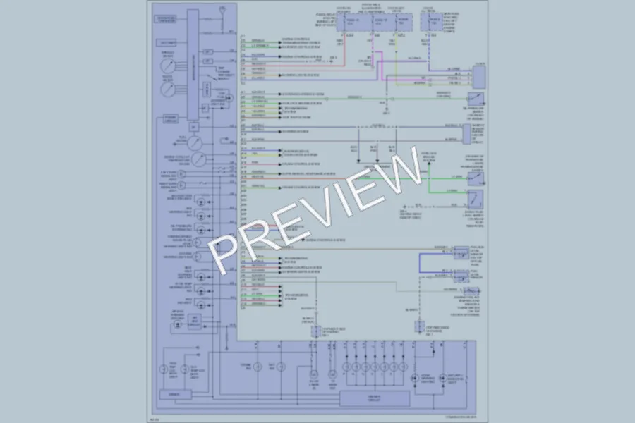 2004 Subaru Impreza Instrument Cluster wiring diagram preview