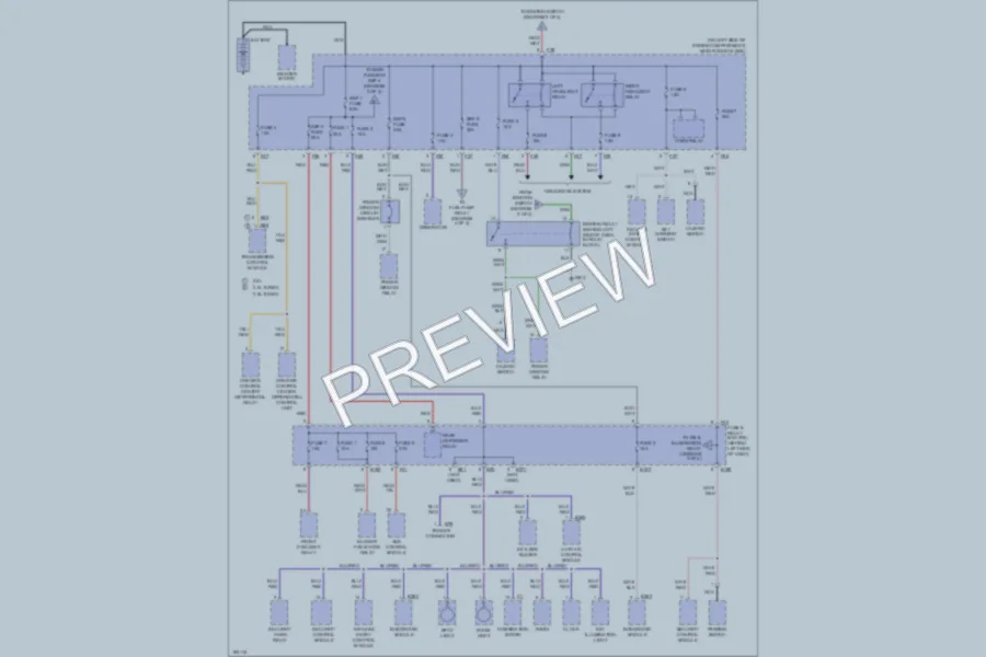 2004 Subaru Impreza Power Distribution wiring diagram preview