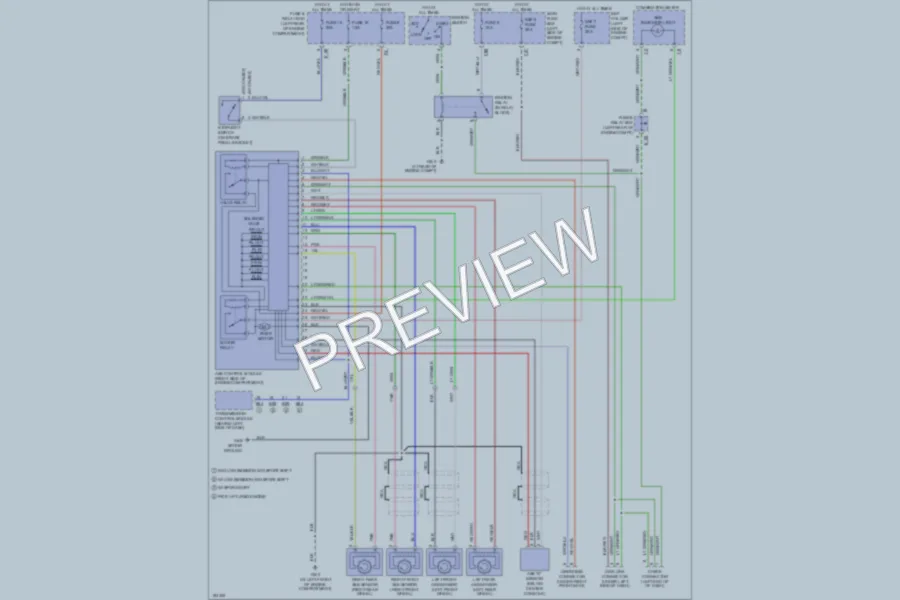 2004 Subaru Legacy Anti Lock Brakes wiring diagram preview