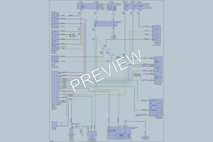 2004 Subaru Legacy Cruise Control wiring diagram preview