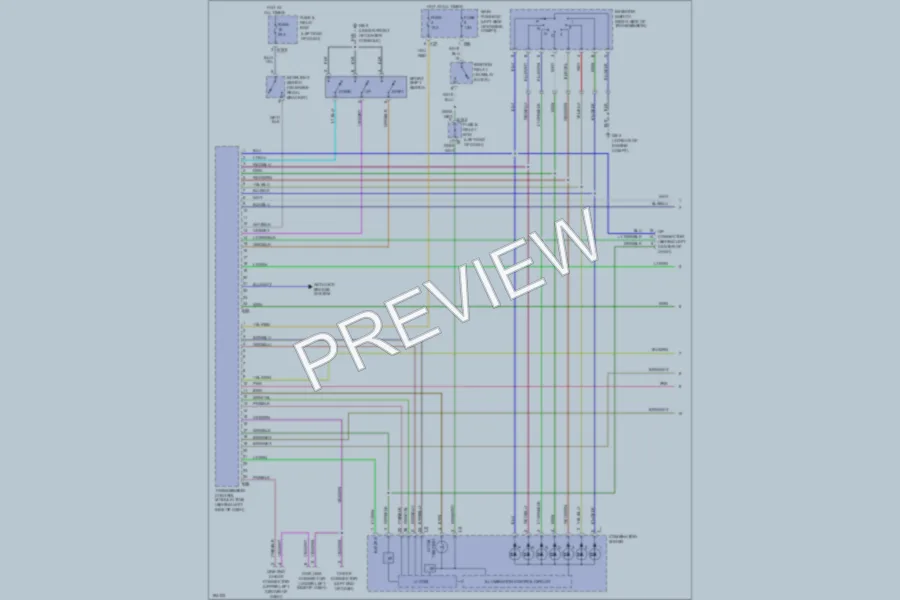 2004 Subaru Outback Transmission wiring diagram preview