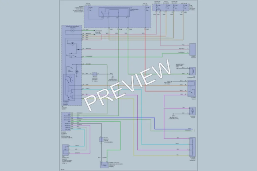 2004 Suzuki Forenza Air Conditioning wiring diagram preview